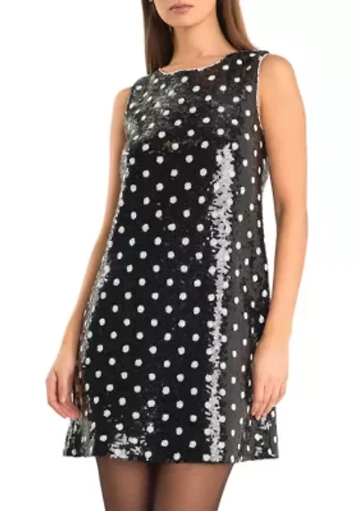 Dot Sequin Mini Dress