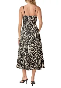 Animal Print Midi Dress