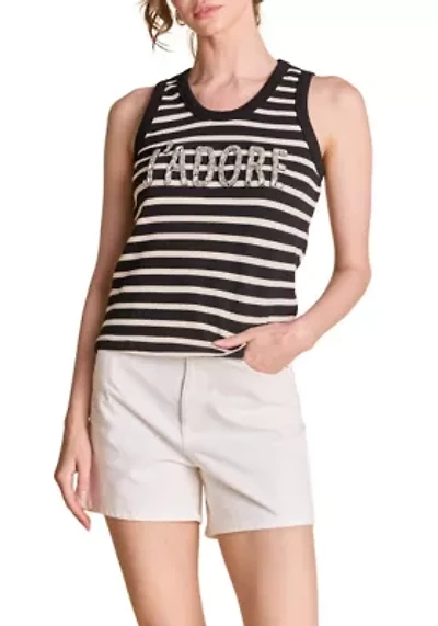 J'adore Striped Tank