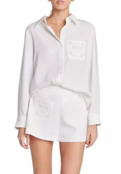 Net Pocket Button Up Shirt
