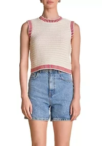 Knit Bordered Top