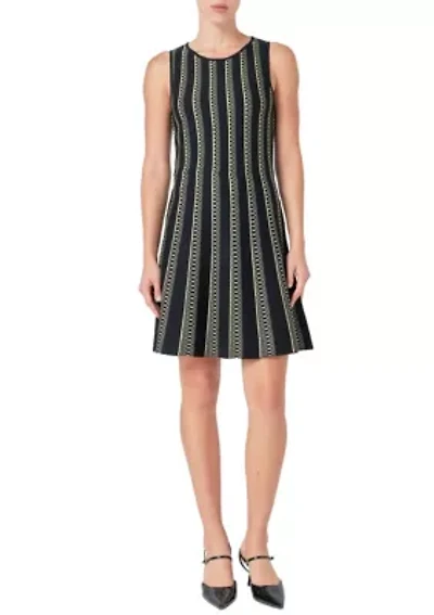 Lurex Knit Mini Dress