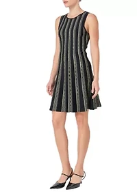 Lurex Knit Mini Dress