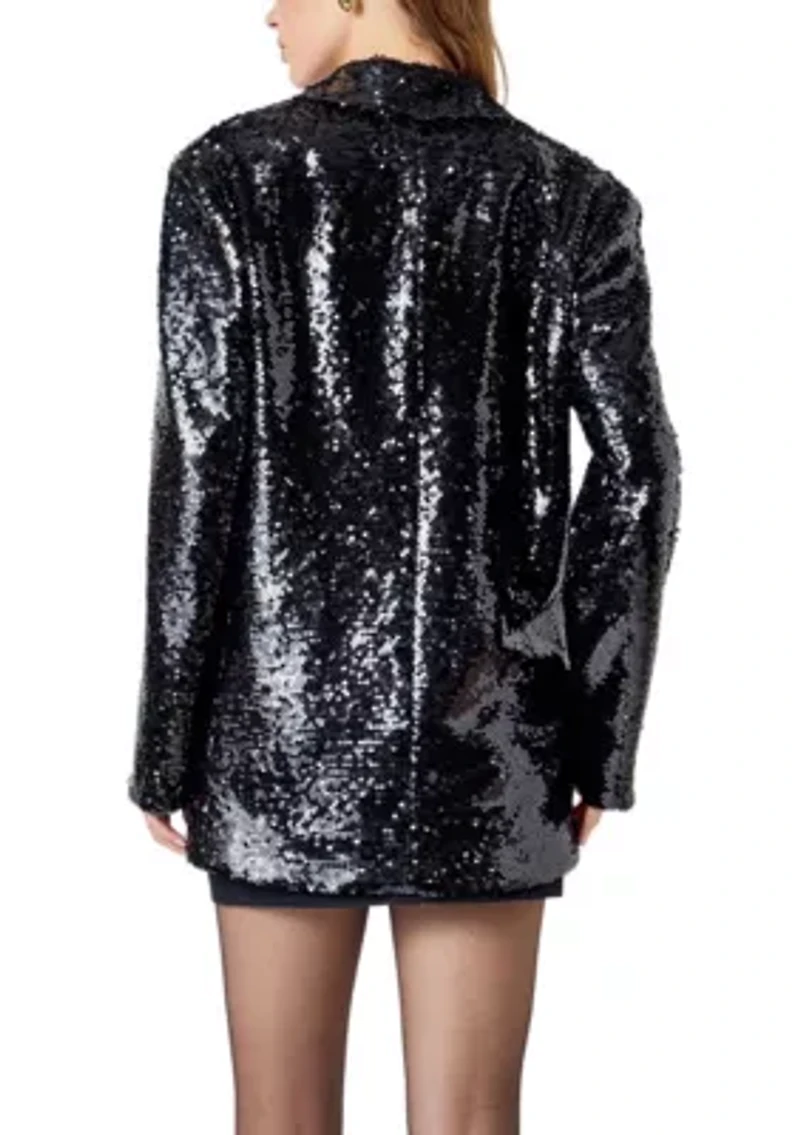 Sequin Oversized Jacket