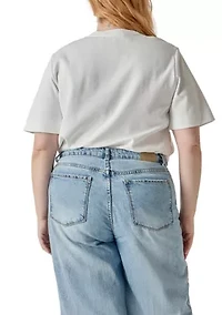 Basic T-Shirt with Heart Cutout