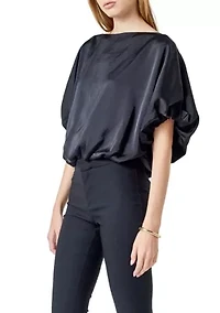 One Shoulder Bubble Top