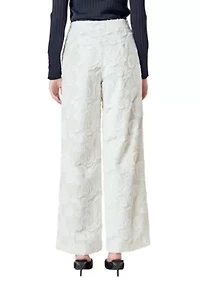 Floral Embroidered Relaxed Pants