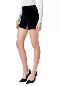 Velvet Bow Skort