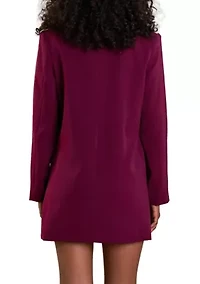 Straight Belted Blazer