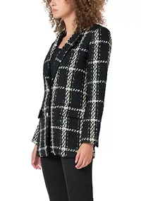 Oversized Tweed Blazer