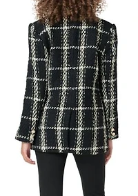 Oversized Tweed Blazer