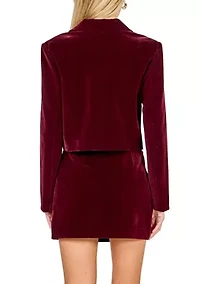 Cropped Collared Blazer