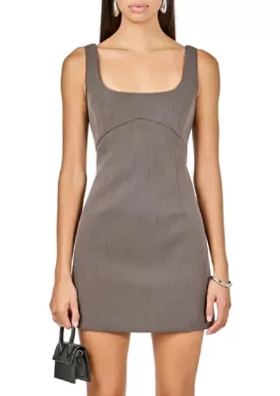 Lace Trim Mini Dress