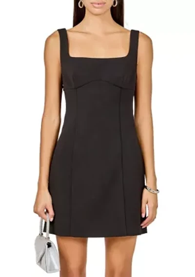 Back Bow Sleeveless Mini Dress