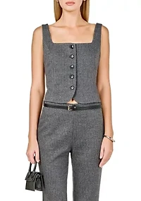 Stretch Knit Vest Top