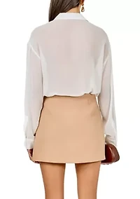 Floral Detail Shirt Blouse