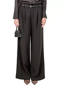 Pleated Wide Trousers