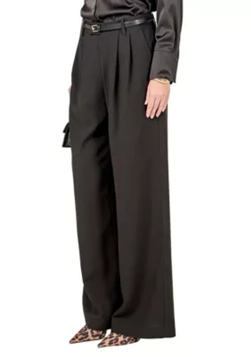 Pleated Wide Trousers