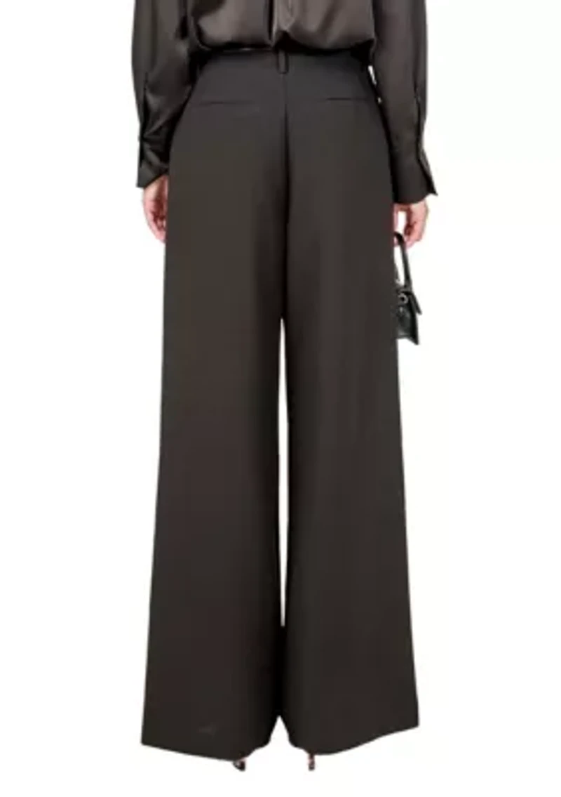 Pleated Wide Trousers