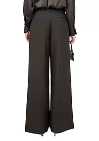 Pleated Wide Trousers