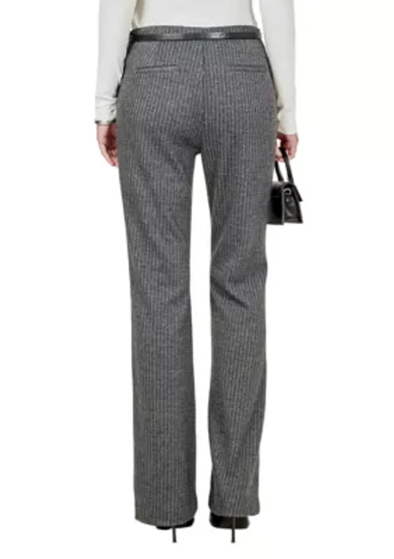 Stretch Knit Flare Pants