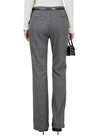 Stretch Knit Flare Pants