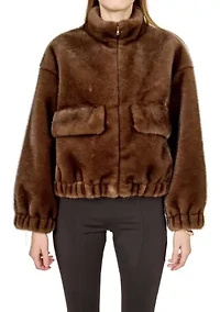 Fur Bomber Jacket