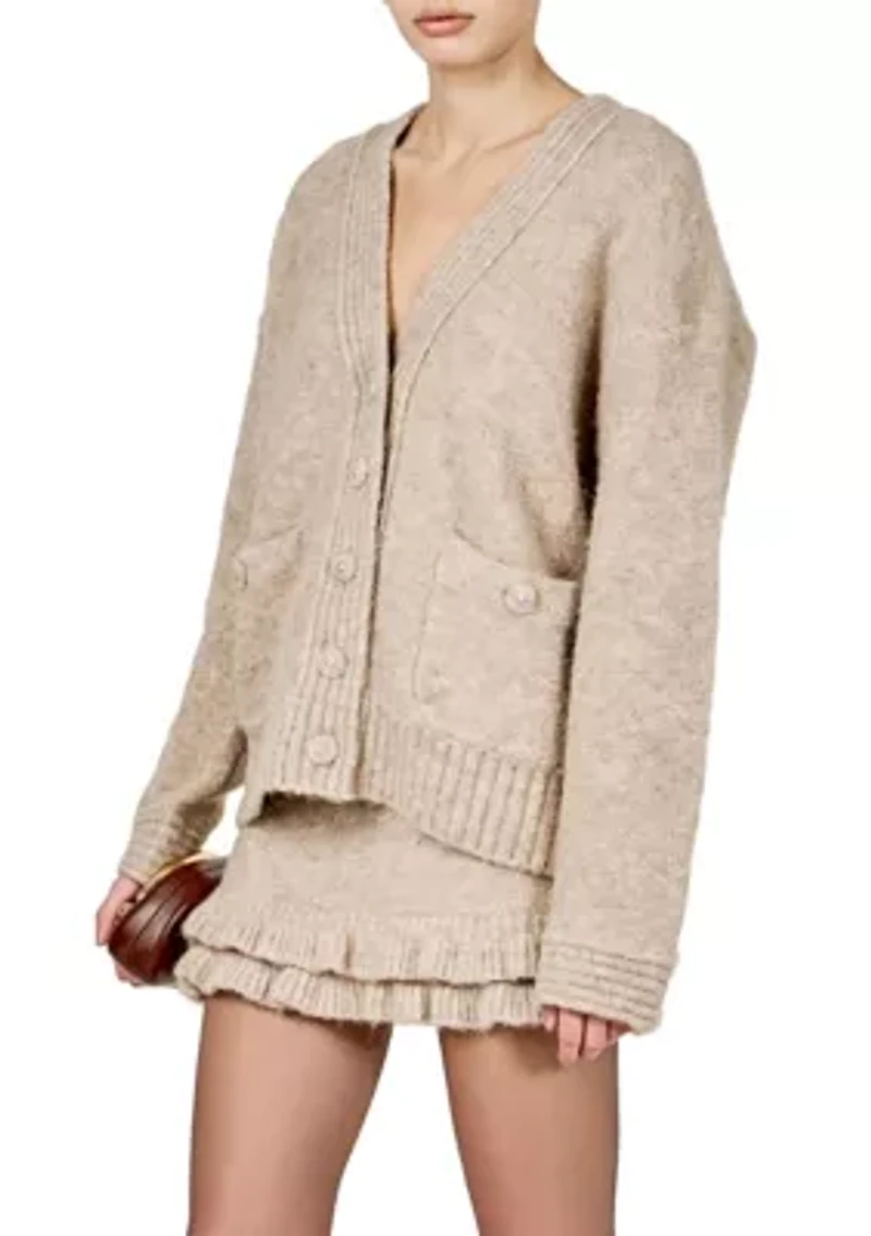 Fuzzy Oversized Cardigan