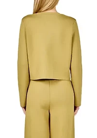 Knit Long Sleeve Cardigan with Pockets