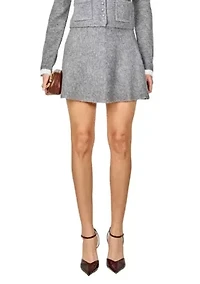 Knit Flare Circle Skirt