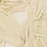 Mixed Media Sheer Maxi Dress