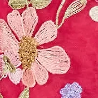 STRAPLESS FLORAL EMBROIDERED MINI DRESS