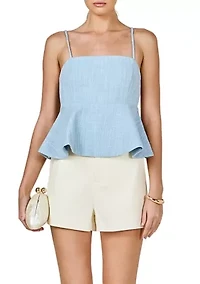Tweed Baby doll Top