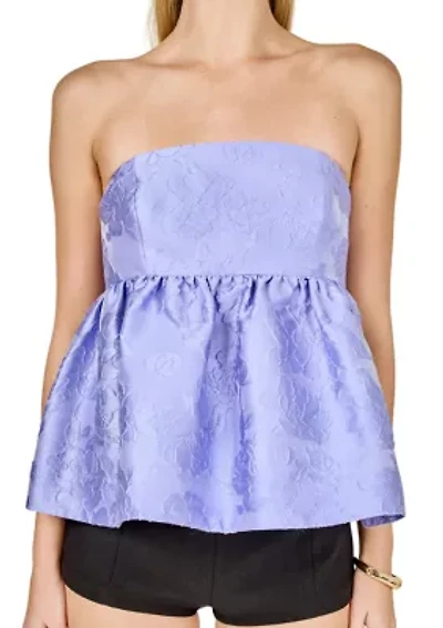 Jacquard Babydoll Tube Top