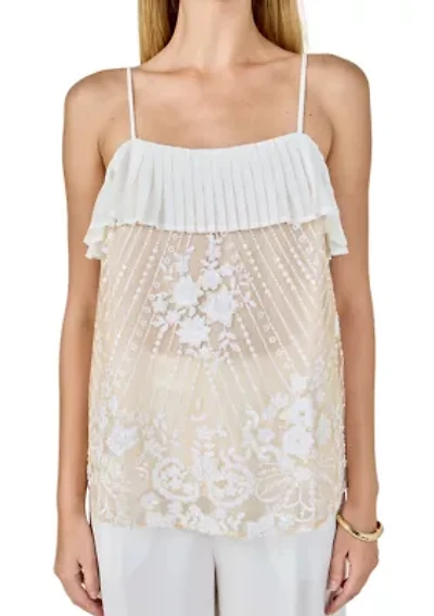 SEQUIN CAMI TOP