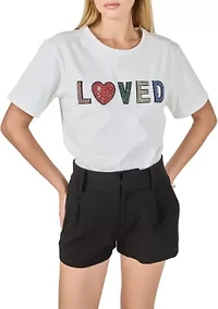 Love Jeweled Patch Top