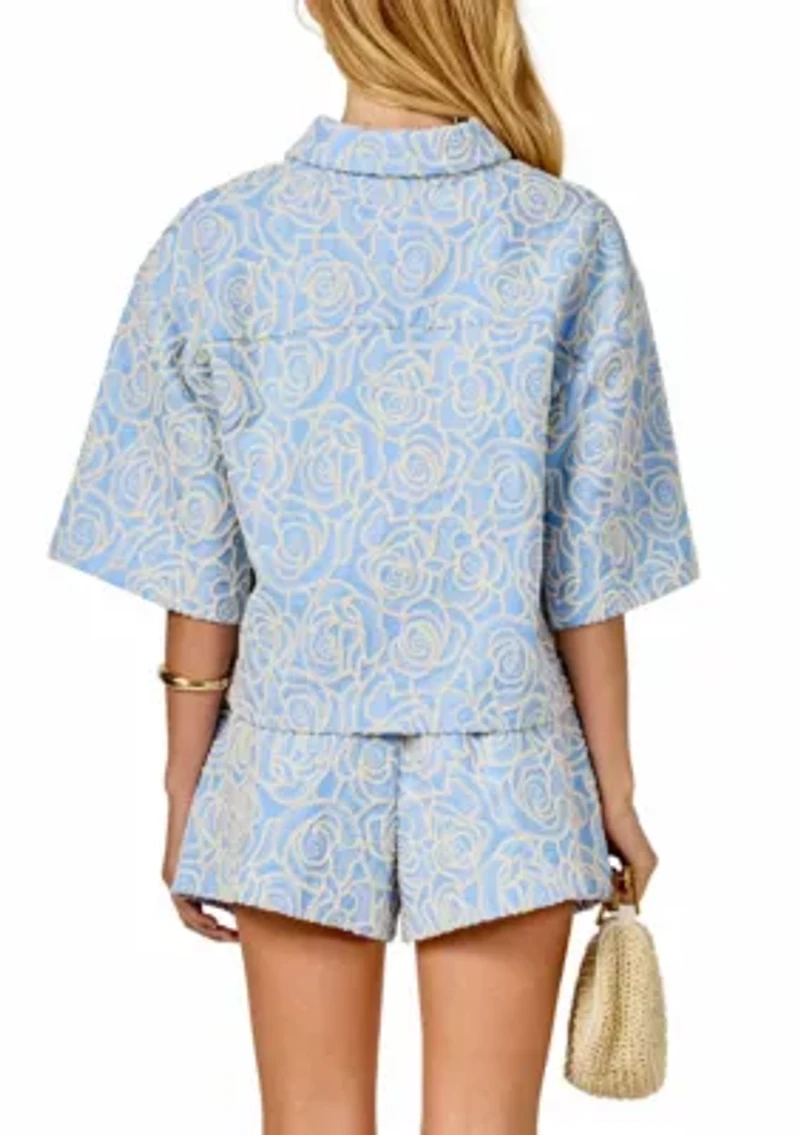 Embroidered detail Top