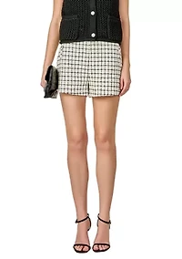 Boucle Tweed Check Pants