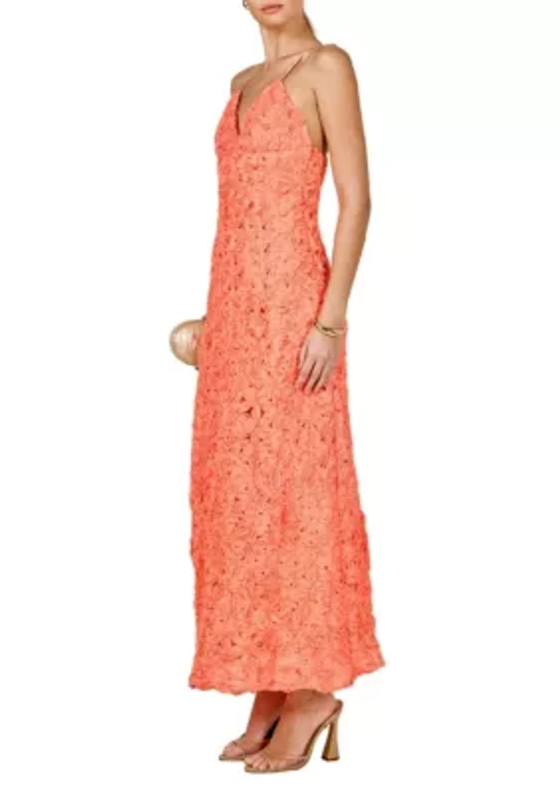 lace spaghetti strap Maxi Dress