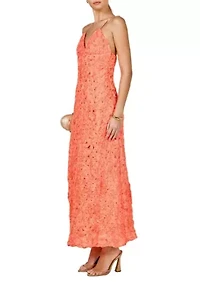 lace spaghetti strap Maxi Dress