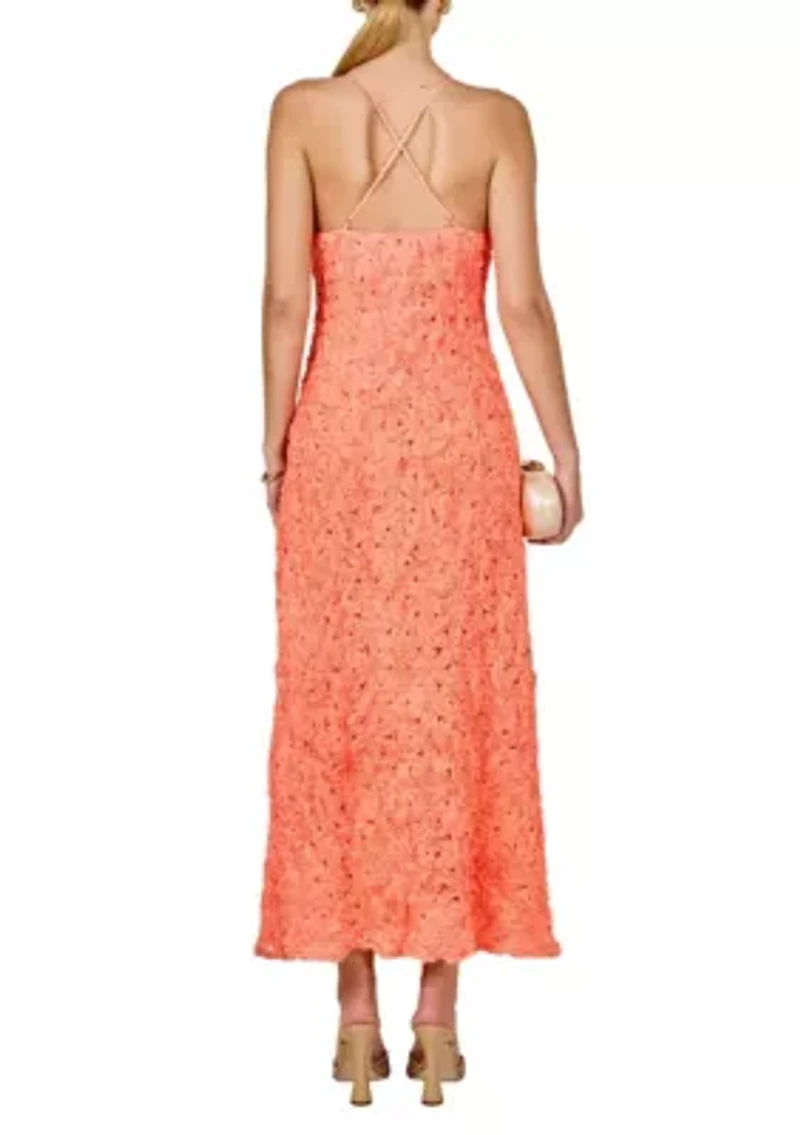 lace spaghetti strap Maxi Dress