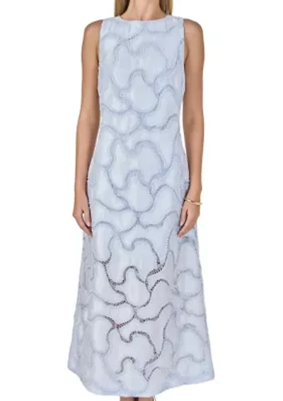BEADED EMBELLISHMENT MIDI DRESS