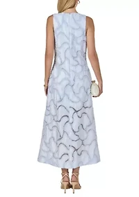 BEADED EMBELLISHMENT MIDI DRESS