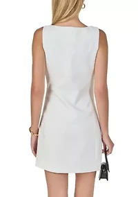Bow Cutout Mini Dress