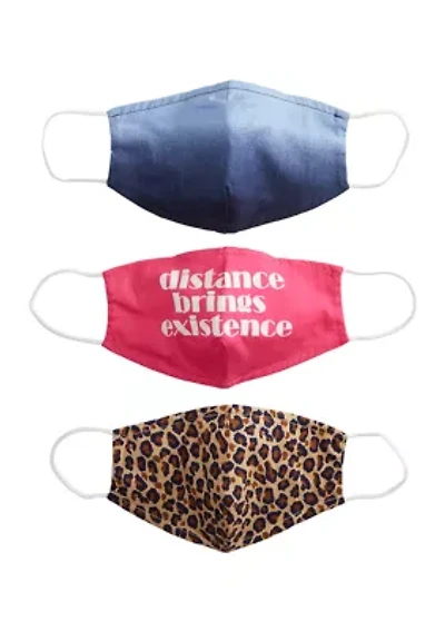 Adult Set of 3 Masks