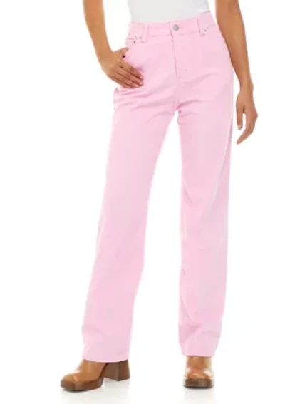 Juniors' Straight Leg Corduroy Pants