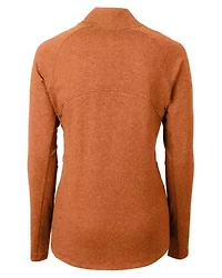 Cutter & Buck Adapt Eco Knit Heather Recycled Womens Full Zip