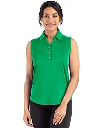 Cutter & Buck Forge Eco Stretch Recycled Womens Sleeveless Polo