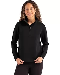Cutter & Buck Roam Epic Versatility Recycled Womens Quarter Zip Pullover