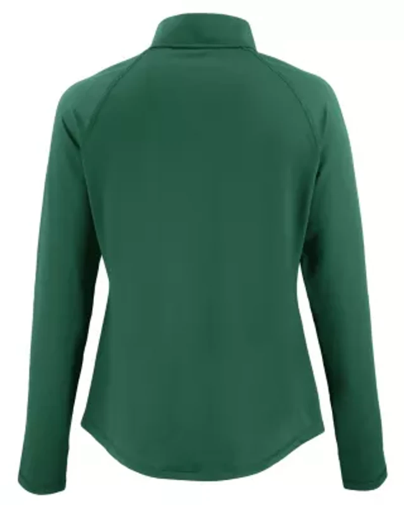 Cutter & Buck Prospect Epic Confidence Recycled Textured Stretch Womens Quarter Zip